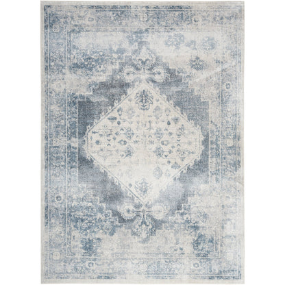 Nourison Abby Machine Washable Indoor only Persian Distressed Area Rug