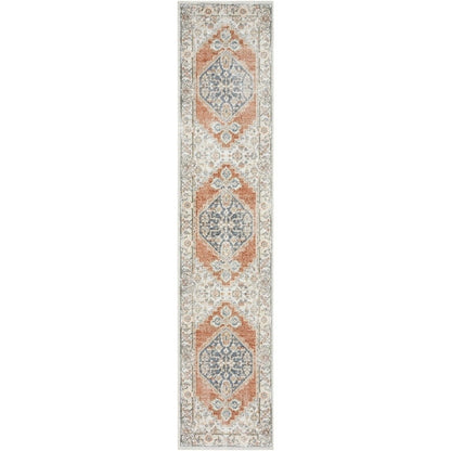 Nourison Abby Machine Washable Indoor only Persian Distressed Area Rug