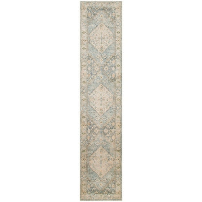 Nourison Abby Machine Washable Indoor only Persian Distressed Area Rug