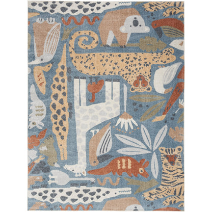 Nourison Astra Machine Washable Animal Print Area Rug