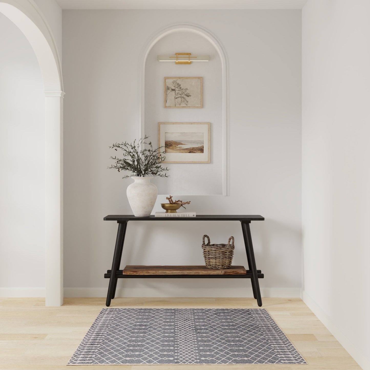 Nourison Astra Machine Washable Moroccan Area Rug