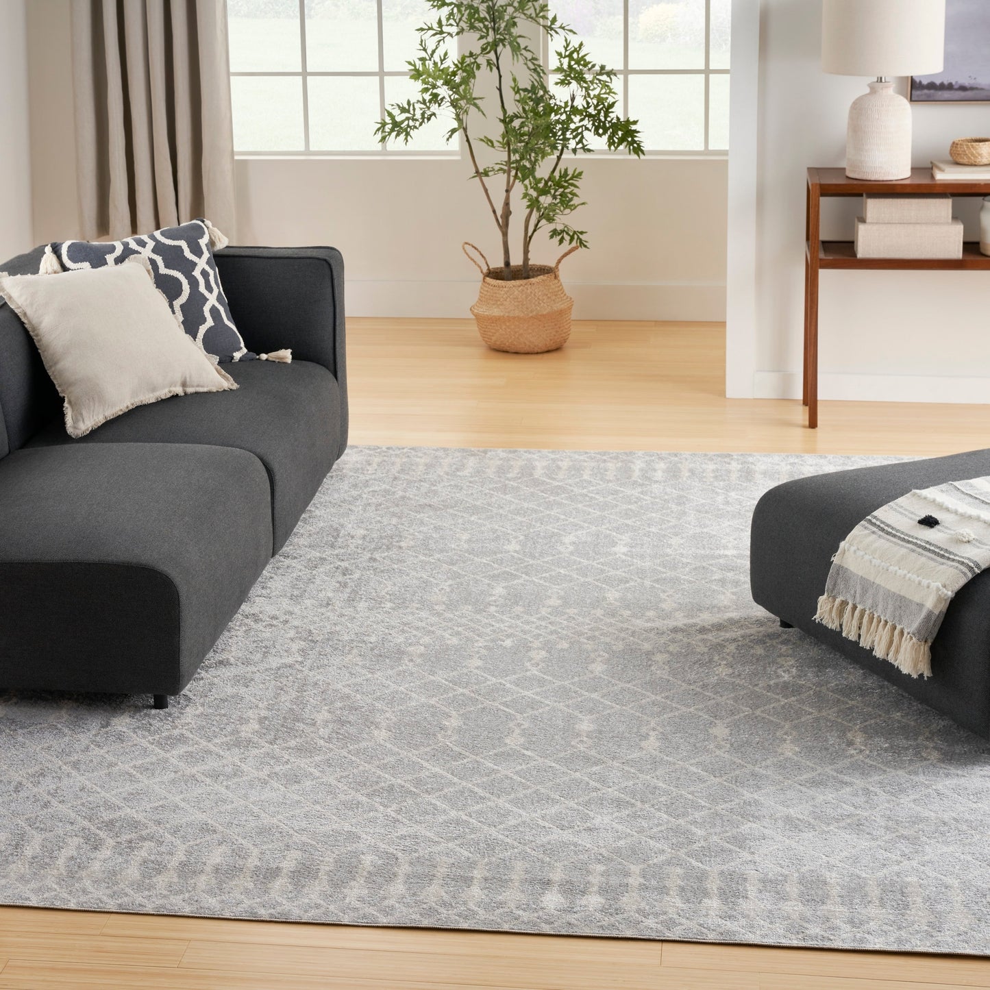 Nourison Astra Machine Washable Moroccan Area Rug