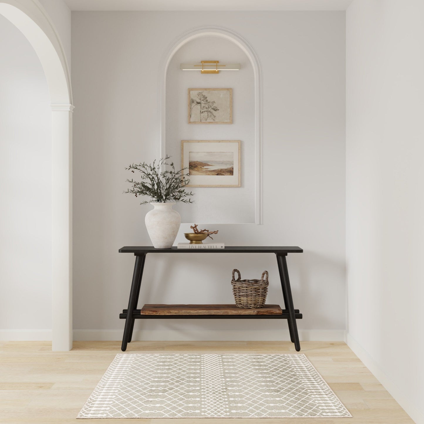 Nourison Astra Machine Washable Moroccan Area Rug