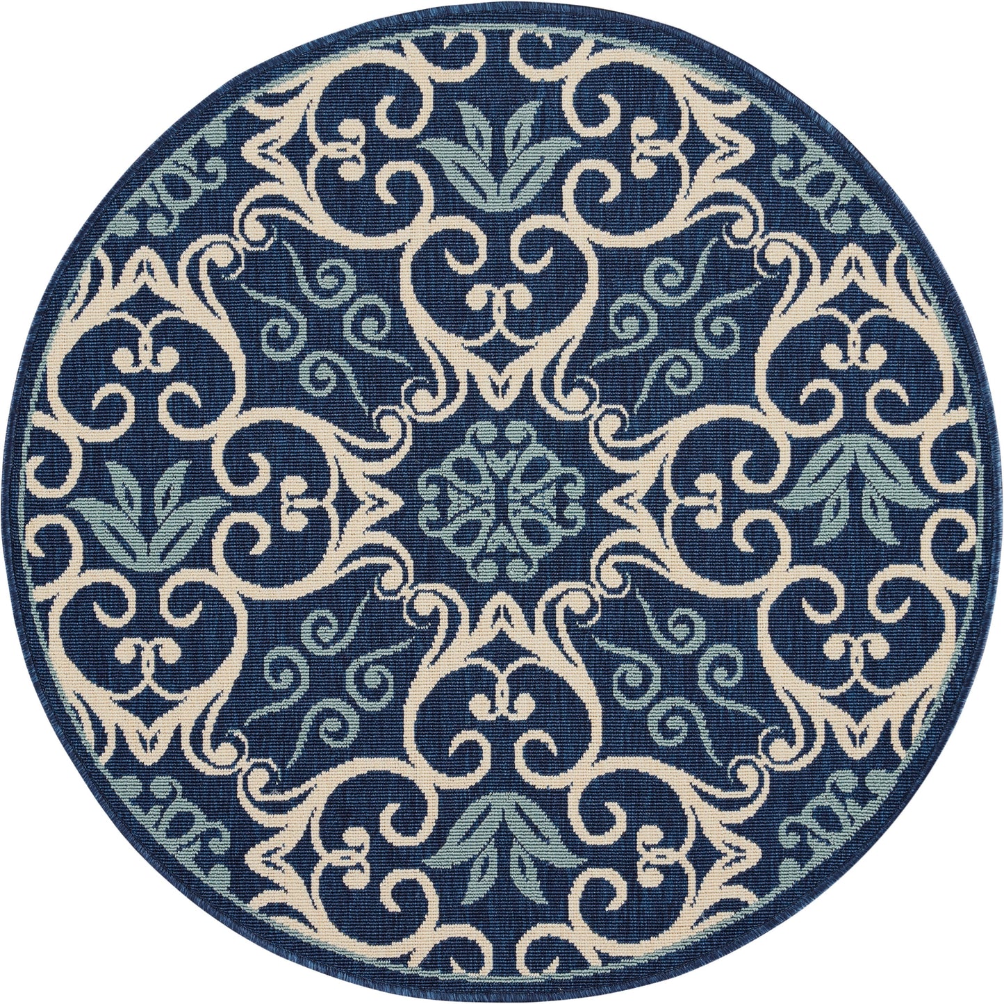 Nourison Caribbean Floral Geometric Indoor/Outdoor Area Rug