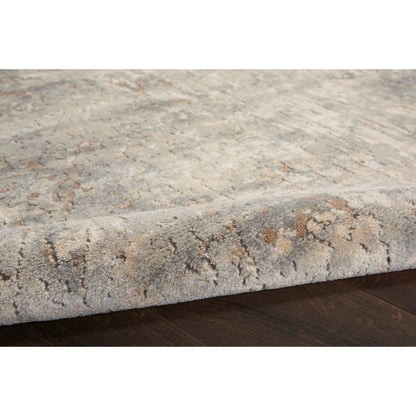 Nourison Concerto Distressed Abstract Beige Grey Area Rug