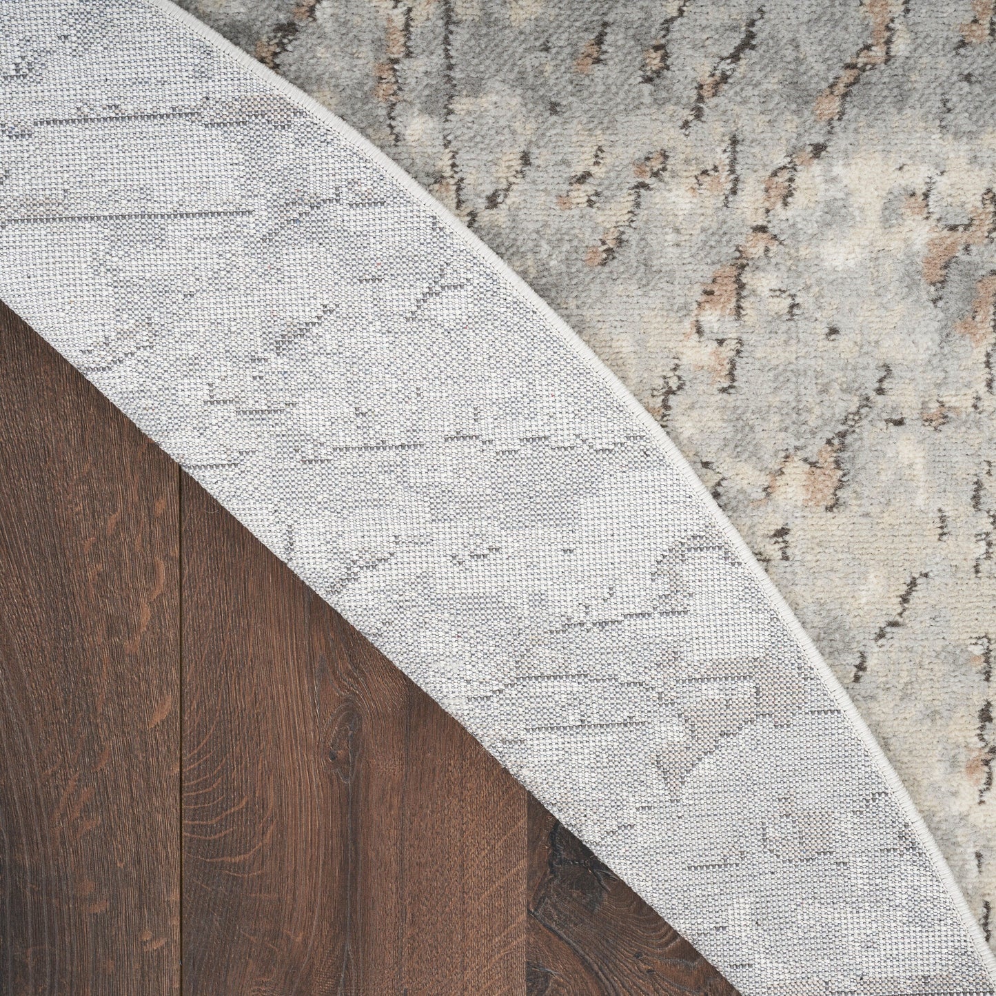 Nourison Concerto Distressed Abstract Beige Grey Area Rug