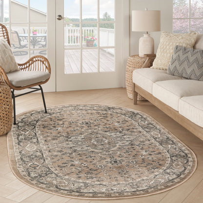 Nourison Concerto Classic Persian Medallion Area Rug.
