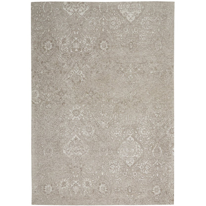 Nourison Damask Distressed Contemporary Area Rug