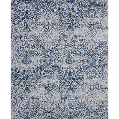 Nourison Damask Distressed Contemporary Area Rug