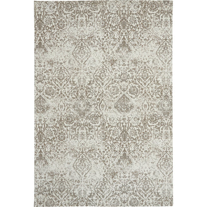 Nourison Damask Distressed Contemporary Area Rug