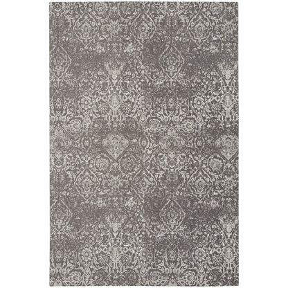 Nourison Damask Distressed Contemporary Area Rug
