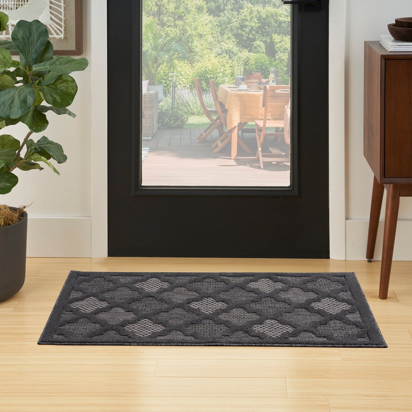 Nourison Easy Care Indoor/Outdoor Moroccan Trellis Area Rug