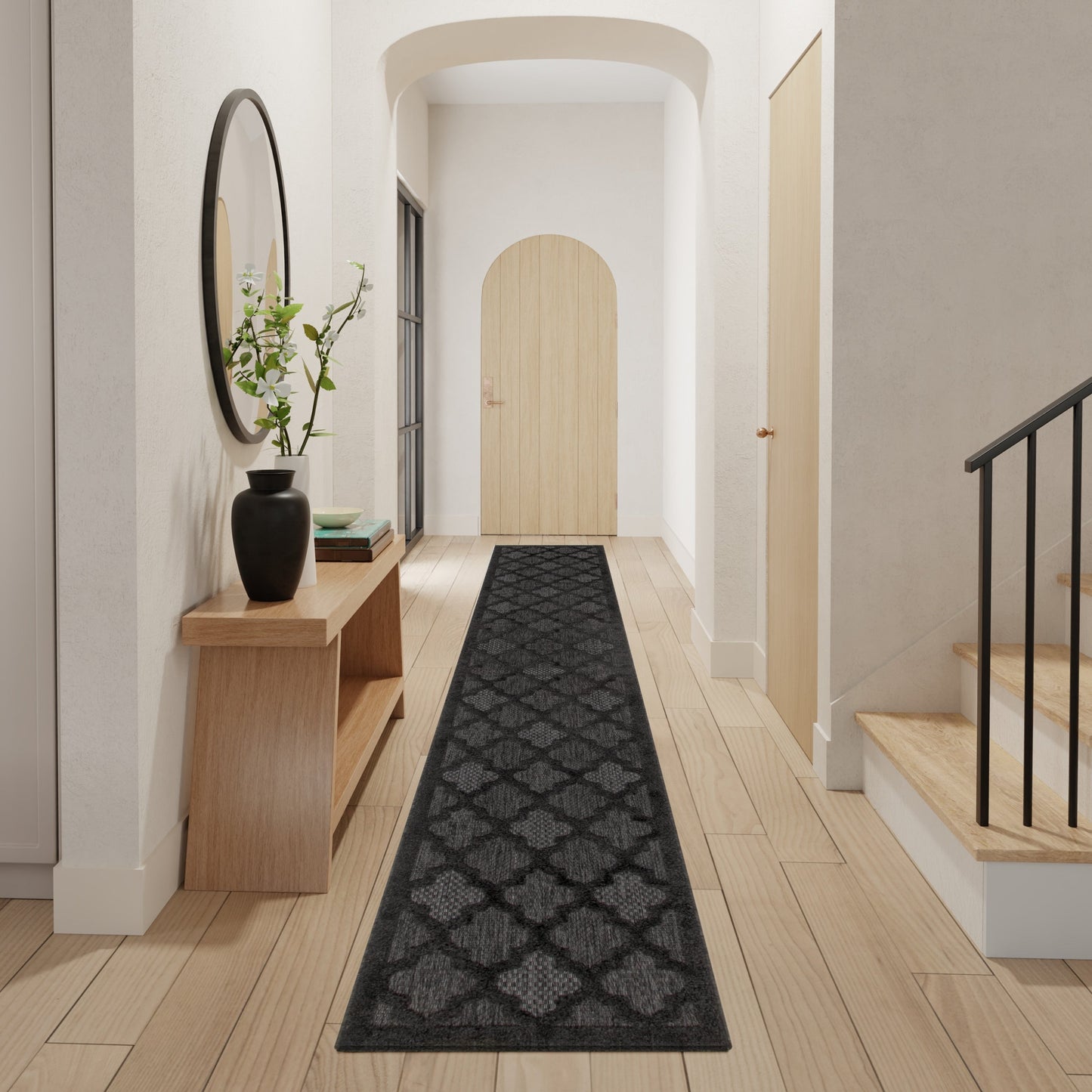 Nourison Easy Care Indoor/Outdoor Moroccan Trellis Area Rug