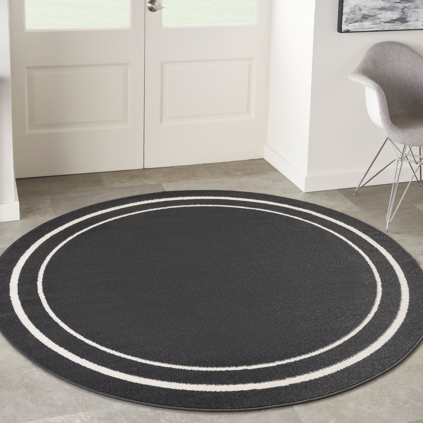 Nourison Essentials Indoor/Outdoor Solid Area Rug