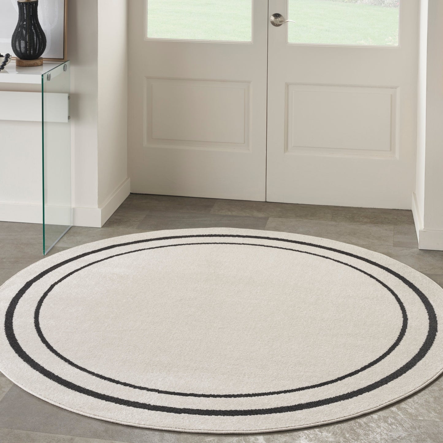 Nourison Essentials Indoor/Outdoor Solid Area Rug