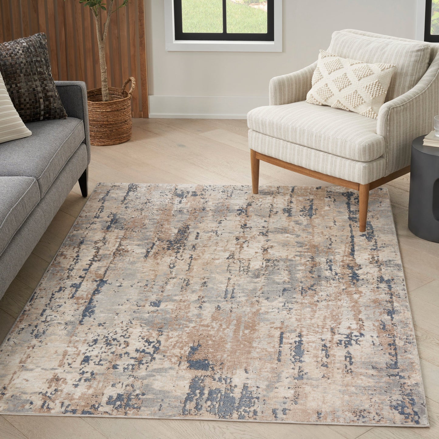Nourison Quarry Indoor only Abstract Area Rug