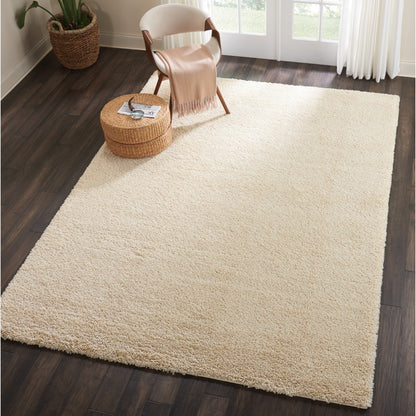 Nourison Malibu Shag Modern Plush Solid Area Rug