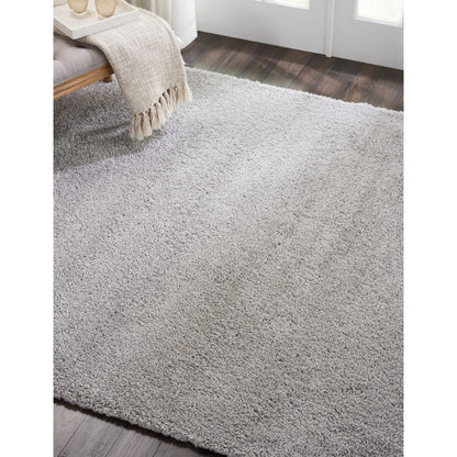 Nourison Malibu Shag Modern Plush Solid Area Rug