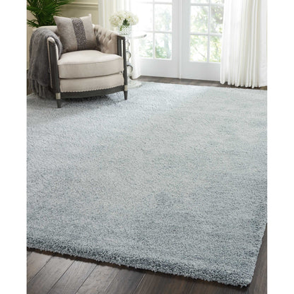 Nourison Malibu Shag Modern Plush Solid Area Rug