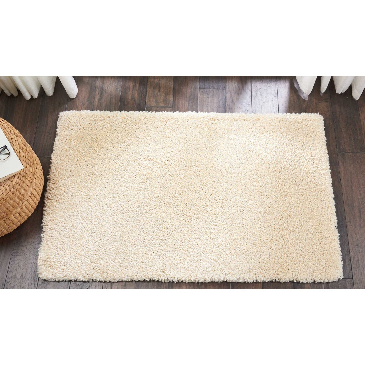Nourison Malibu Shag Modern Plush Solid Area Rug