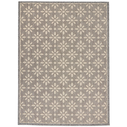 Nourison Palamos Modern Floral Hi Low Geometric Indoor Outdoor Area Rug