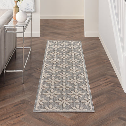 Nourison Palamos Modern Floral Hi Low Geometric Indoor Outdoor Area Rug