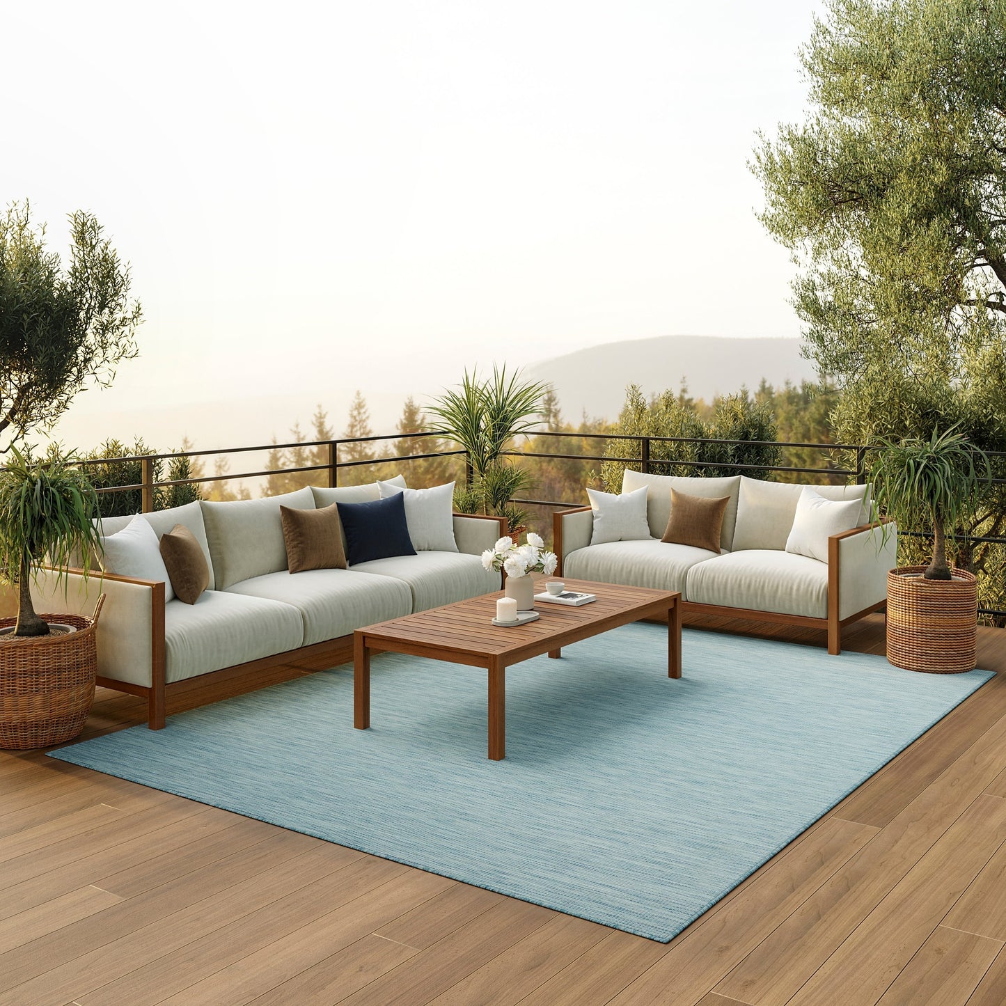 Nourison Positano Casual Modern Indoor/Outdoor Rug