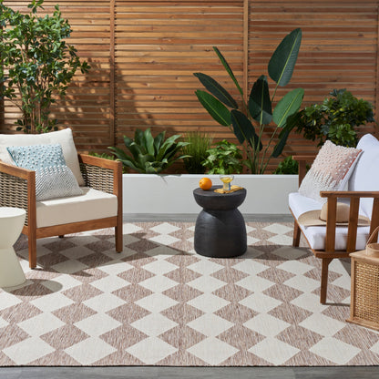 Nourison Positano Indoor/Outdoor Geometric Area Rug