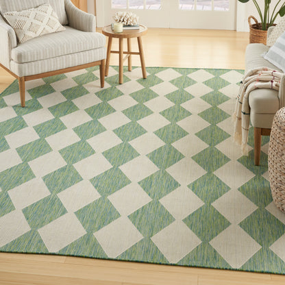 Nourison Positano Indoor/Outdoor Geometric Area Rug
