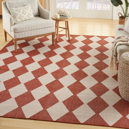Nourison Positano Indoor/Outdoor Geometric Area Rug