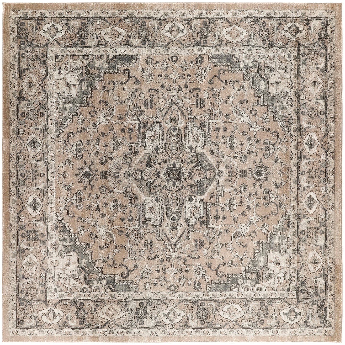 Nourison Quarry Indoor only Persian Area Rug.