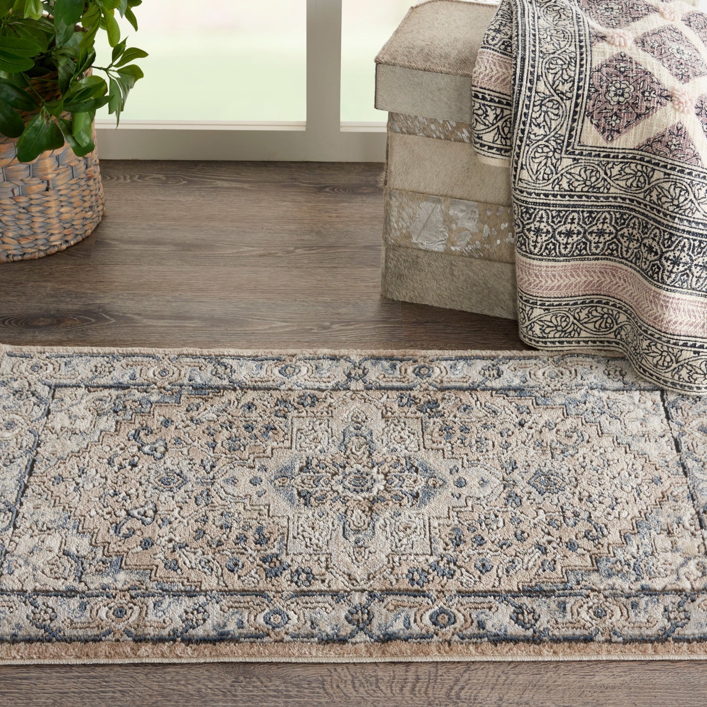 Nourison Quarry Indoor only Persian Area Rug.