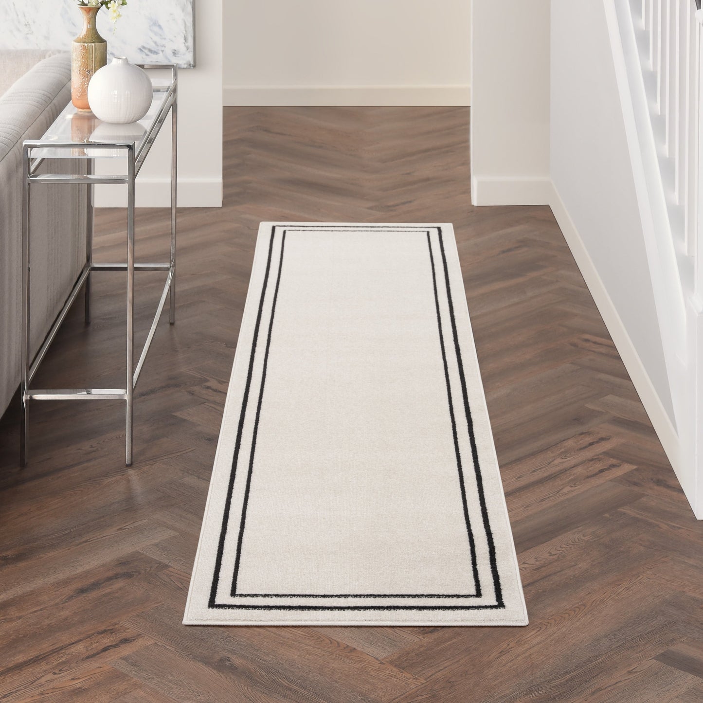 Nourison Sandy Indoor / Outdoor Solid Area Rug