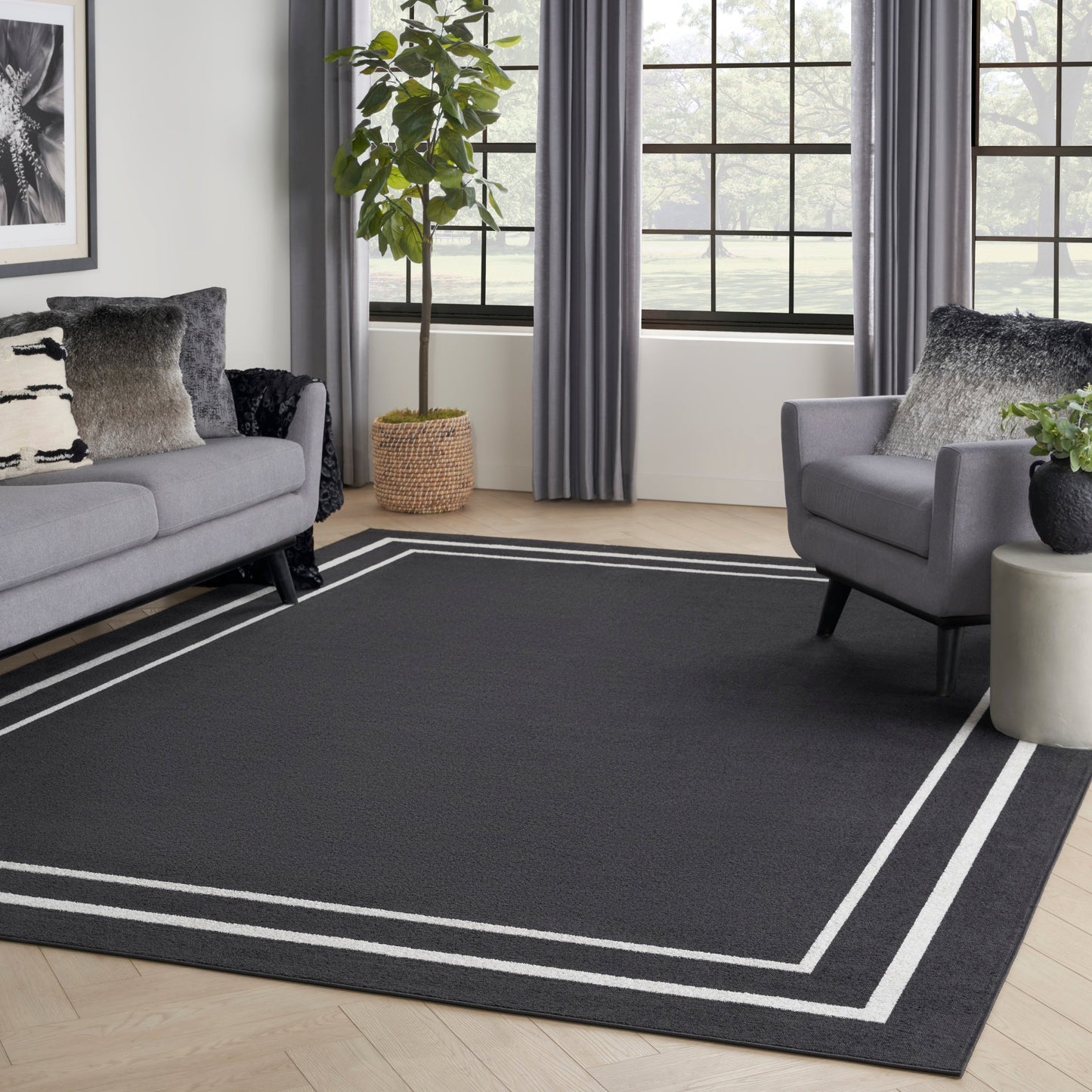 Nourison Sandy Indoor / Outdoor Solid Area Rug