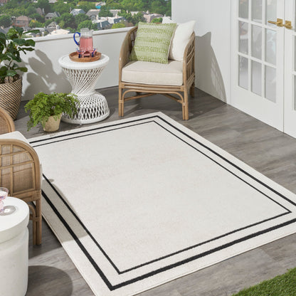 Nourison Sandy Indoor / Outdoor Solid Area Rug
