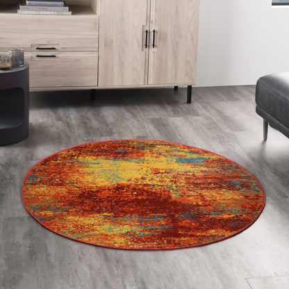 Nourison Sandy Indoor/Outdoor Abstract Area Rug