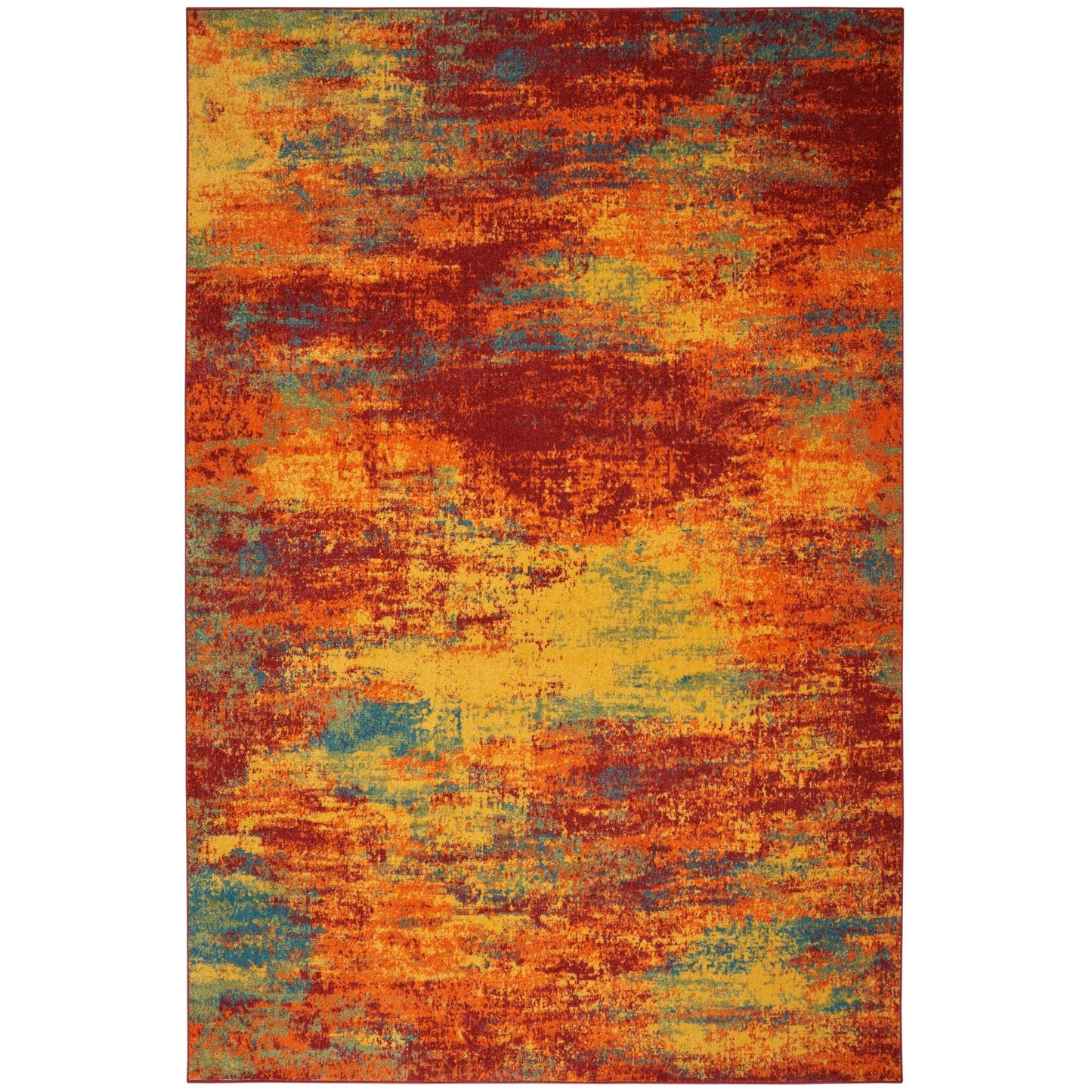 Nourison Sandy Indoor/Outdoor Abstract Area Rug