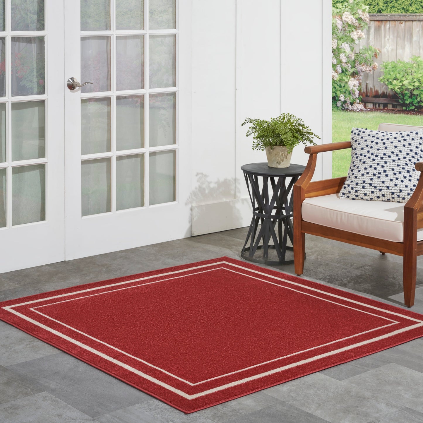 Nourison Sandy Indoor / Outdoor Solid Area Rug