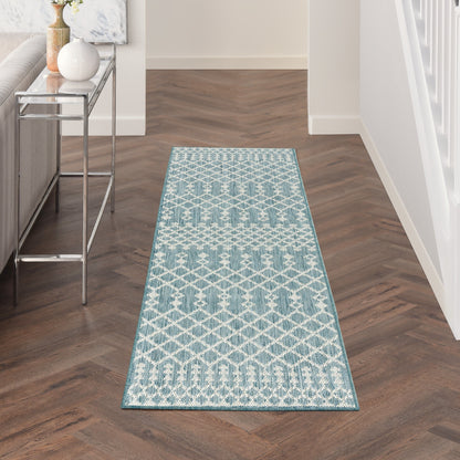 Nourison Selerno Indoor/Outdoor Moroccan Area Rug.