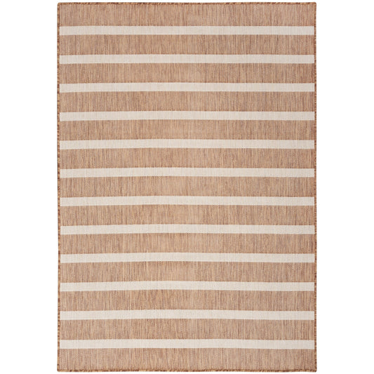 Nourison Selerno Indoor/Outdoor Striped Area Rug.