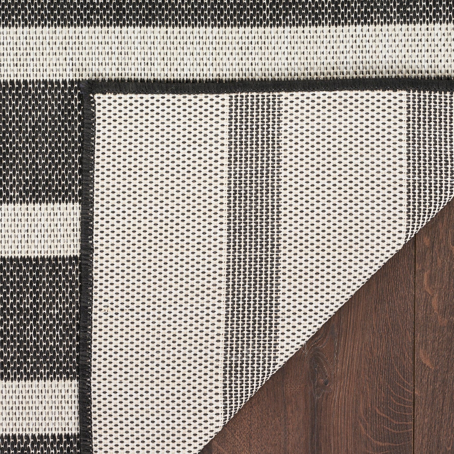 Nourison Selerno Indoor/Outdoor Striped Area Rug.