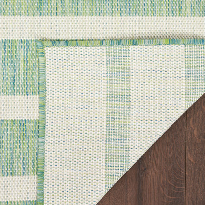 Nourison Selerno Indoor/Outdoor Striped Area Rug.