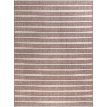 Nourison Selerno Indoor/Outdoor Striped Area Rug.