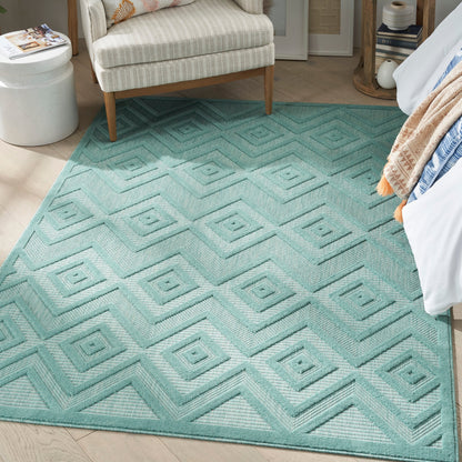 Nourison Versatile Indoor/Outdoor Geometric Flatweave Area Rug