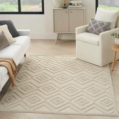 Nourison Versatile Indoor/Outdoor Geometric Flatweave Area Rug