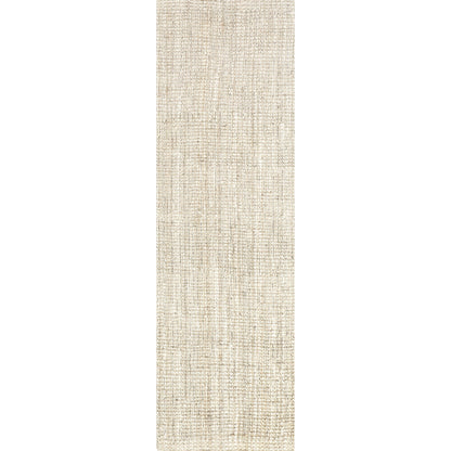 Nuloom Ashli Solid Farmhouse Jute Area Rug