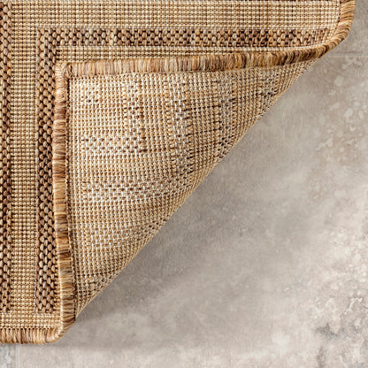 Nuloom Leah Classic Bordered Indoor/Outdoor Area Rug