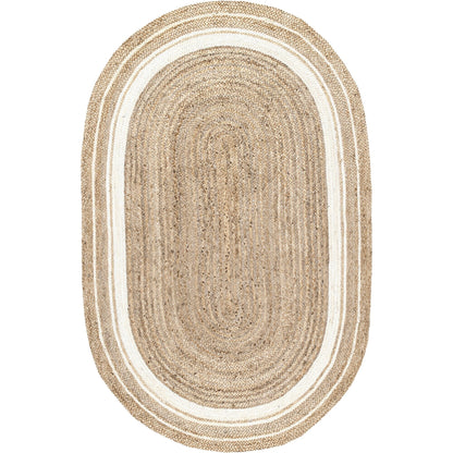 Nuloom Rikki Coastal Braided Jute Area Rug