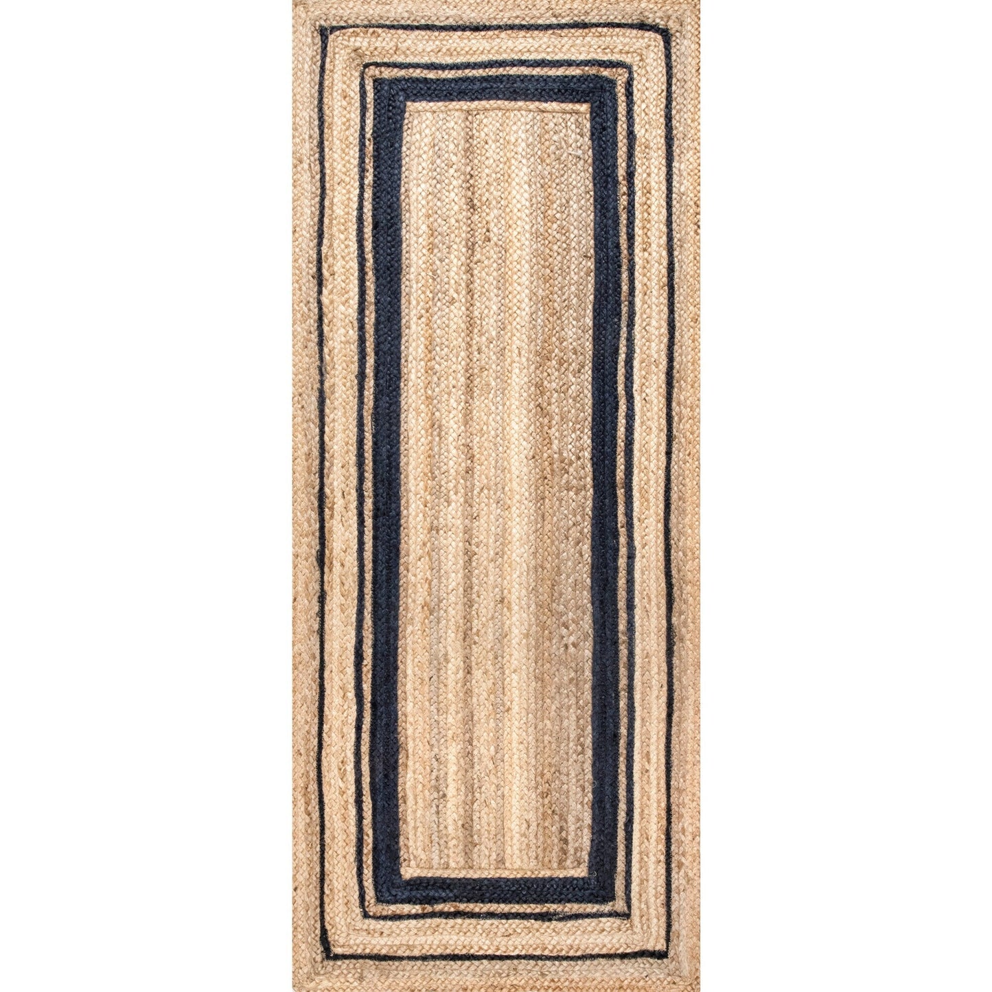 Nuloom Rikki Coastal Braided Jute Area Rug