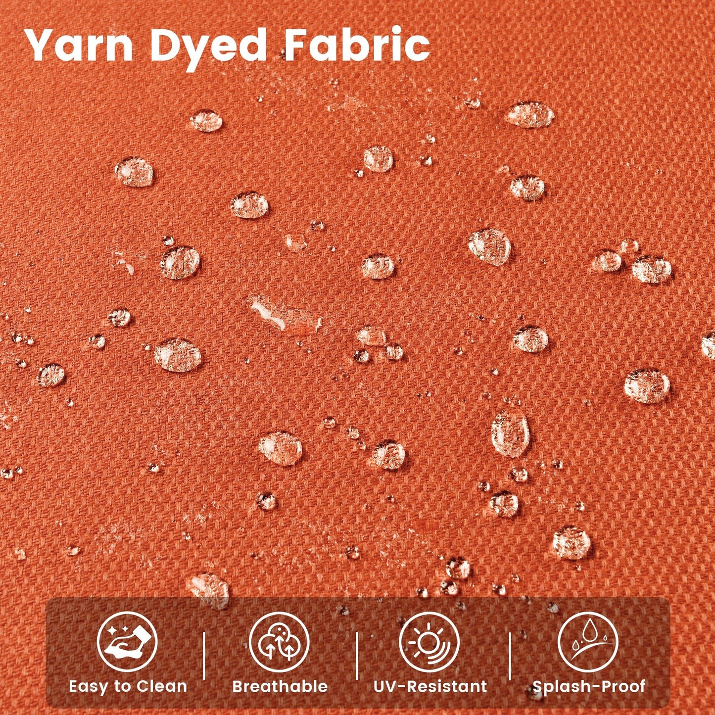 OVIOS Ensemble de 9 pièces en rotin pour extérieur avec chaise pivotante et table à feu.